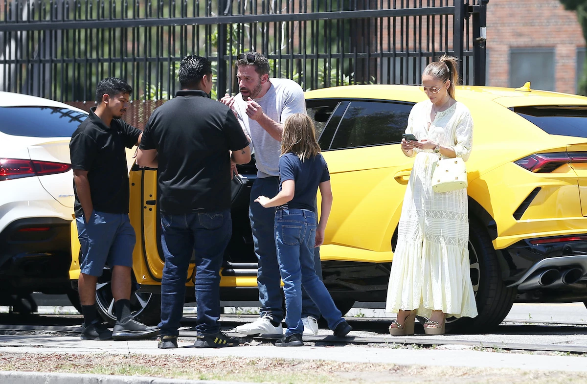 Hijo de Ben Affleck choca un Lamborghini