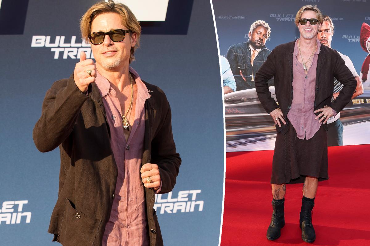 Brad Pitt habla sobre las ventajas de las faldas