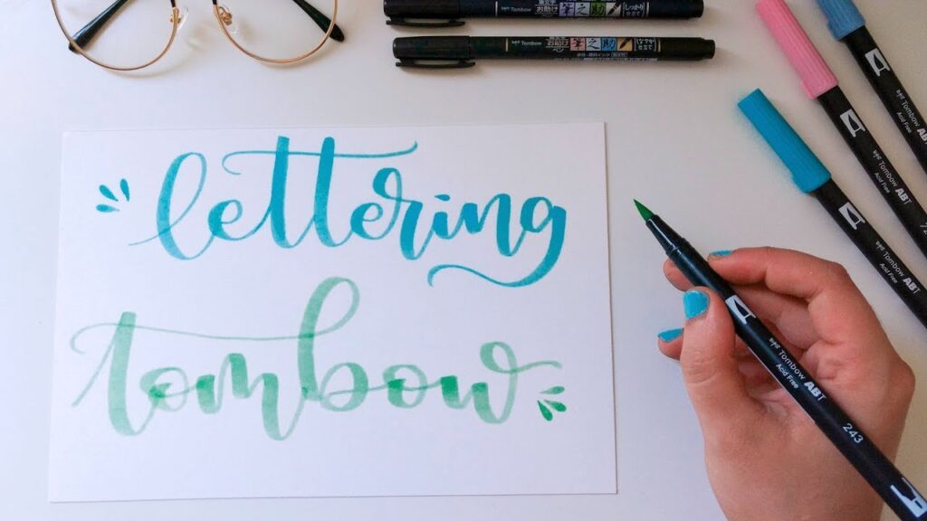 Tombow lettering