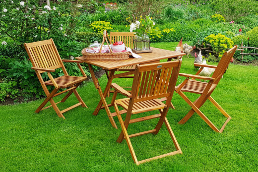 Conjunto mesa y sillas jardín al mejor precio