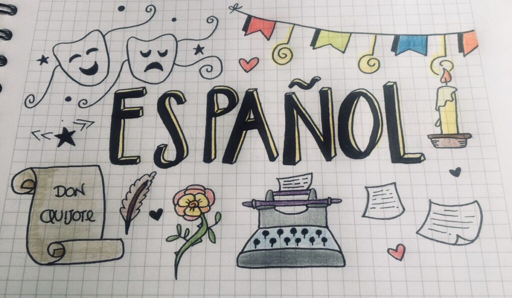 Portadas de español: fácil, con dibujo