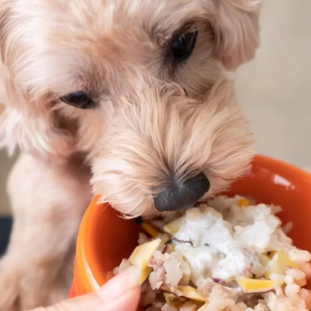 ¿Qué pasa si se le da arroz a un perro?